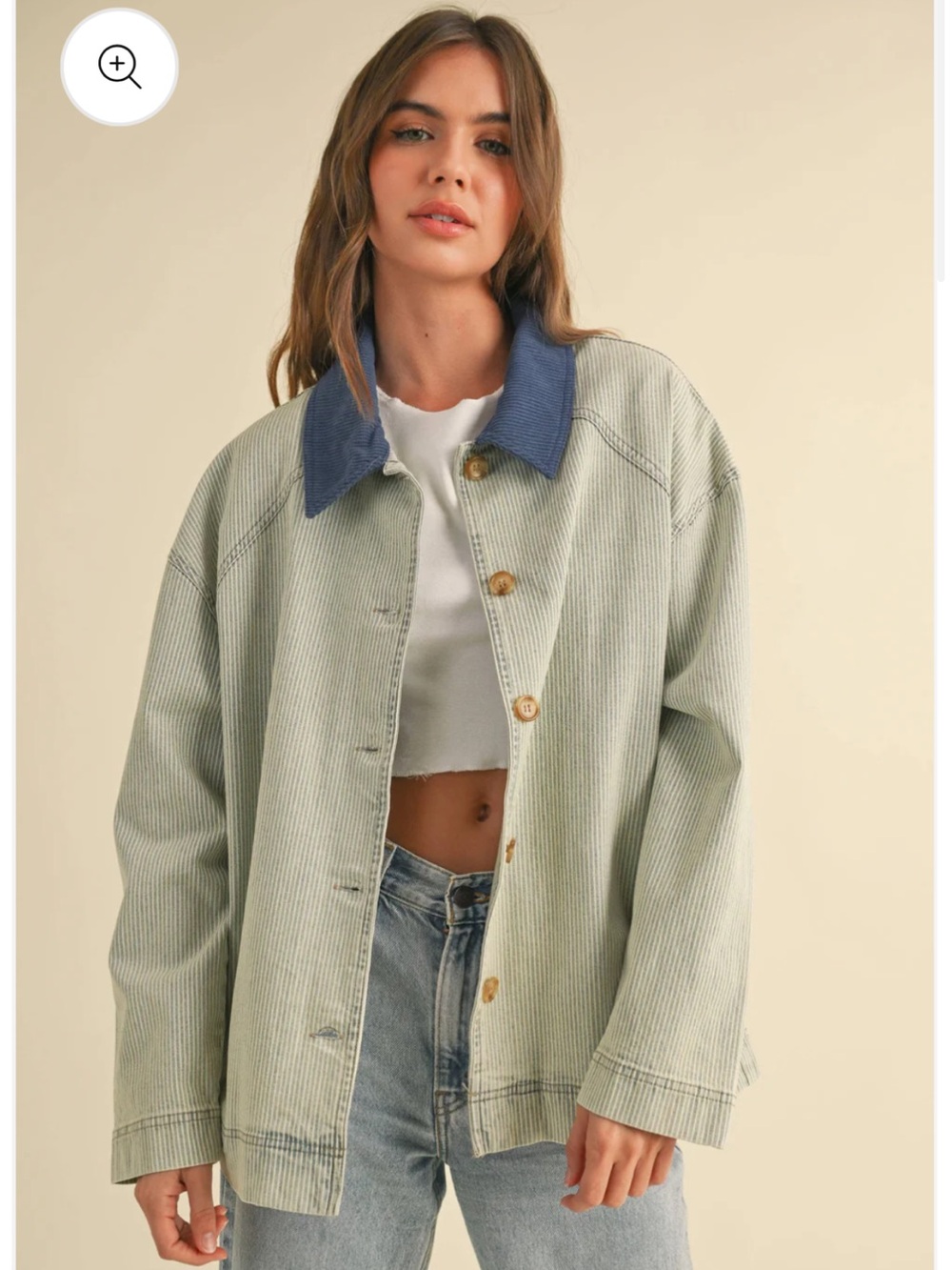 Barn Blue Striped Jacket